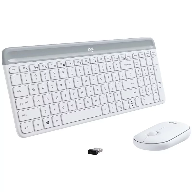 LOGITECH MK470 Slim Wireless Combo - OFF-WHITE - US INT'L - 1