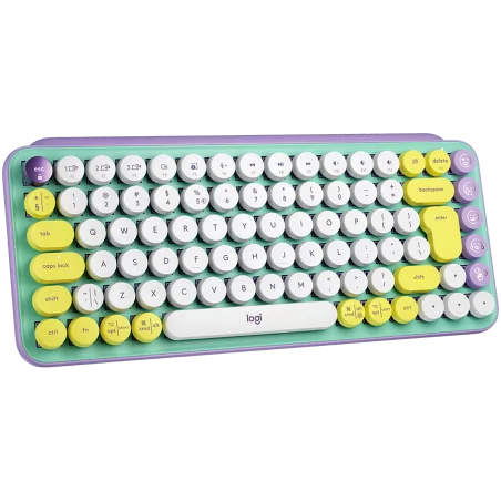 LOGITECH POP Keys Bluetooth Mechanical Keyboard - DAYDREAM MINT - US INT'L - 2