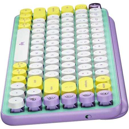 LOGITECH POP Keys Bluetooth Mechanical Keyboard - DAYDREAM MINT - US INT'L - 5
