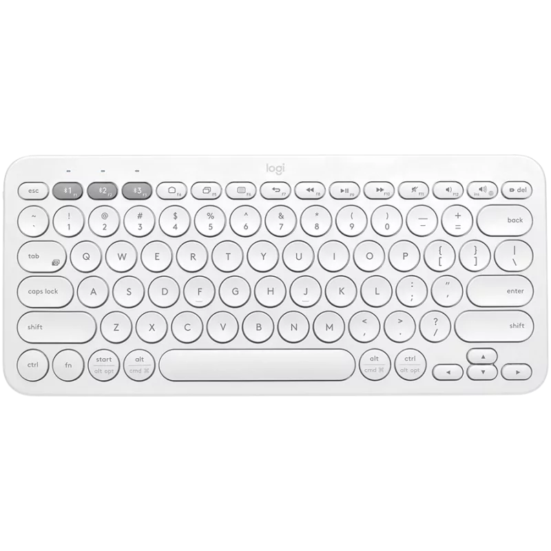 LOGITECH K380 for MAC Multi-Device Bluetooth Keyboard - OFF-WHITE - US INT'L - 1