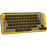 LOGITECH POP Keys Bluetooth Mechanical Keyboard - BLAST YELLOW - US INT'L - 2