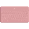 LOGITECH Keys-To-Go Bluetooth Portable Keyboard - BLUSH PINK - UK - 1