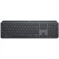 LOGITECH MX Keys Advanced Wireless Illuminated Keyboard - GRAPHITE - US INT'L - 2.4GHZ/BT - N/A - INTNL