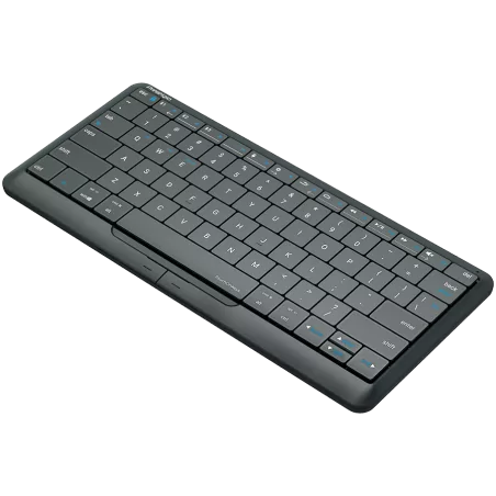 Prestigio Click&Touch 2, wireless multimedia smart keyboard with touchpad embedded into keys, auto-switch between keyboard and t