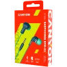 CANYON Stereo Earphones with inline microphone, Green+Blue - 3