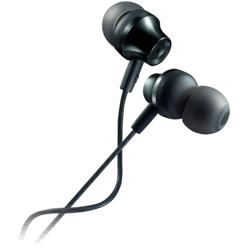 CANYON Stereo earphones with microphone, metallic shell, 1.2M, dark gray - 1 CANYON Stereo earphones with microphone, metallic shell, 1.2M, dark gray - 1
