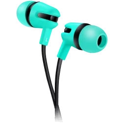 CANYON SEP-4 Stereo earphone with microphone, 1.2m flat cable, Green, 22*12*12mm, 0.013kg