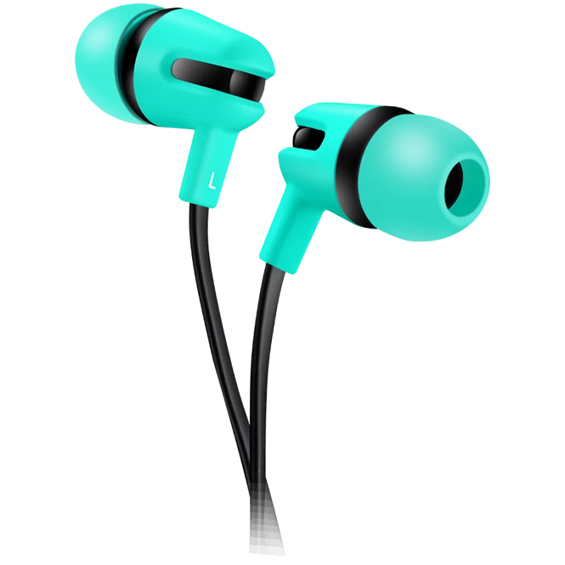 CANYON SEP-4 Stereo earphone with microphone, 1.2m flat cable, Green, 22*12*12mm, 0.013kg - 1 CANYON SEP-4 Stereo earphone with microphone, 1.2m flat cable, Green, 22*12*12mm, 0.013kg - 1