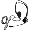 LOGITECH PC960 Corded Stereo Headset BLACK - USB - 2
