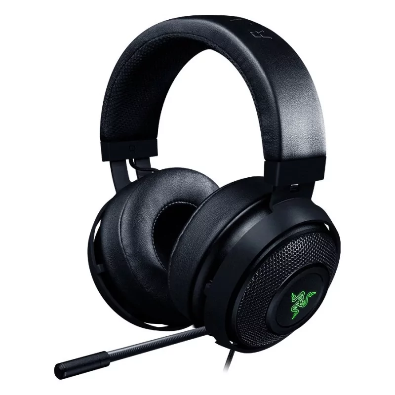 Razer Kraken Pro V2 GREEN - Analog Gaming Headset, 50 mm audio drivers, Unibody aluminum frame, Fully-retractable microphone wit