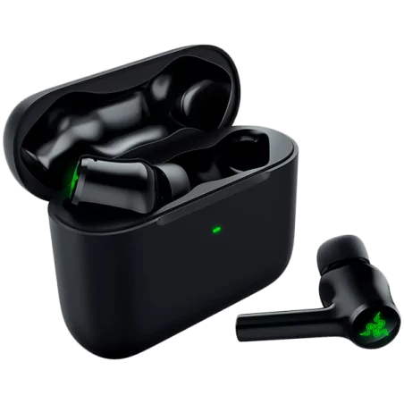 Razer Hammerhead True Wireless - Black, Active Noise Cancellation (ANC) technology, 10mm Drivers, Razer Chroma™ RGB, 60ms low la