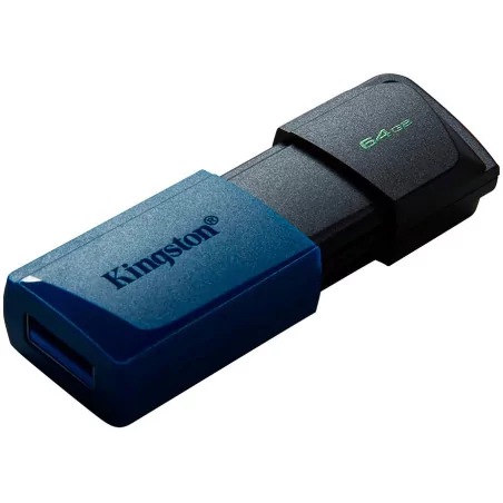 Kingston 64GB DataTraveler Exodia M USB slider cap USB 3.2 Gen2, blue - 2