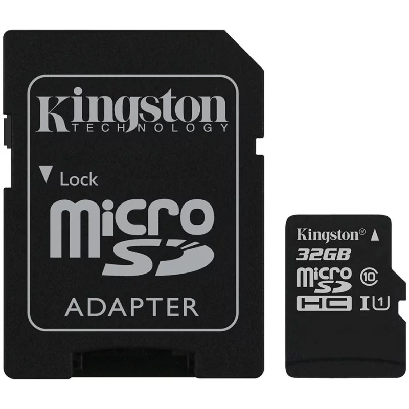 Kingston 32GB microSDHC Canvas Select Plus 100R A1 C10 Card + ADP EAN: 740617298680 - 1 Kingston 32GB microSDHC Canvas Select Plus 100R A1 C10 Card + ADP EAN: 740617298680 - 1