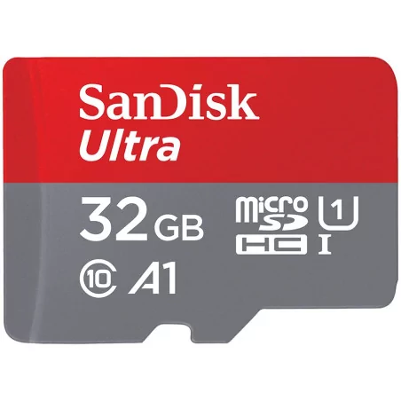 SanDisk_Ultra microSDHC_32GB + SD Adapter_120MB/s  A1 Class 10 UHS-I - 1