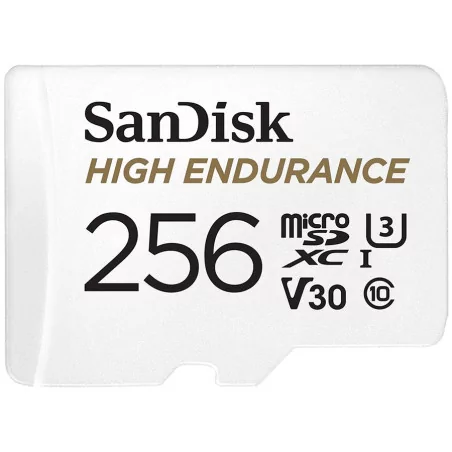 SANDISK 256GB microSDHC Card with Adapter - 1