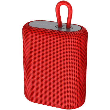 Canyon BSP-4 Bluetooth Speaker, BT V5.0, BLUETRUM AB5365A, TF card support, Type-C USB port, 1200mAh polymer battery, Red, cable