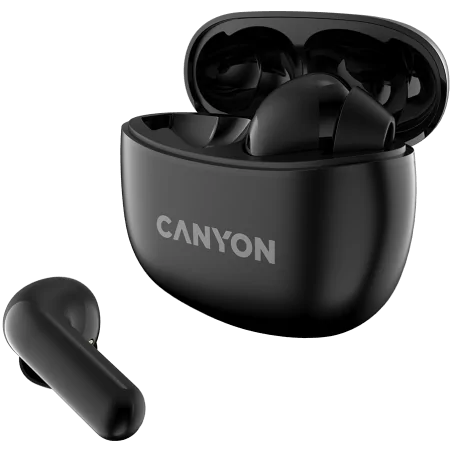 Canyon TWS-5 Bluetooth headset, with microphone, BT V5.3 JL 6983D4, Frequence Response:20Hz-20kHz, battery EarBud 40mAh*2+Chargi