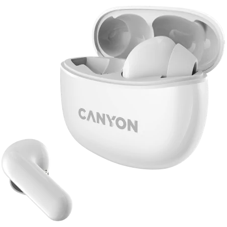 Canyon TWS-5 Bluetooth headset, with microphone, BT V5.3 JL 6983D4, Frequence Response:20Hz-20kHz, battery EarBud 40mAh*2+Chargi