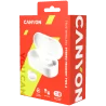 CANYON TWS-2 Bluetooth sport headset, with microphone, BT V5.0, RTL8763BFR, battery EarBud 43mAh*2+Charging Case 800mAh, cable l