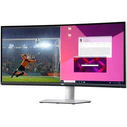 Dell Monitor LED S3423DWC Curved USB-C, 34", WQHD 3440x1440, 21:9 100Hz, AG, 300 cd/m2, 3000:1, 178/178, 4ms, AMD FreeSync, 2xHD