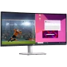 Dell Monitor LED S3423DWC Curved USB-C, 34", WQHD 3440x1440, 21:9 100Hz, AG, 300 cd/m2, 3000:1, 178/178, 4ms, AMD FreeSync, 2xHD