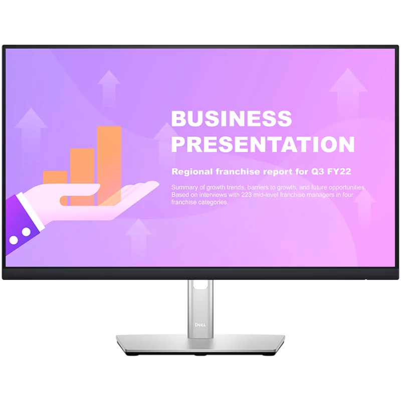 Monitor Dell Professional P2422H 23.8” 1920x1080 IPS Antiglare 16:9, 1000:1, 250 cd/m2, 8ms/5ms, 178/178, DP 1.2, HDMI 1.4, VGA,