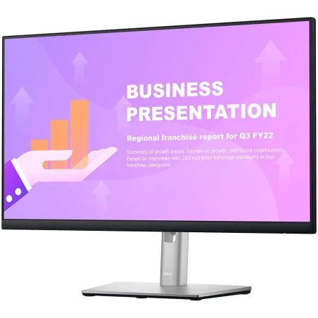 Monitor Dell Professional P2422H 23.8” 1920x1080 IPS Antiglare 16:9, 1000:1, 250 cd/m2, 8ms/5ms, 178/178, DP 1.2, HDMI 1.4, VGA,