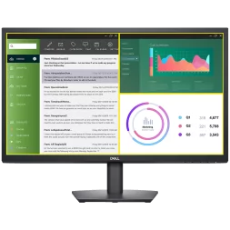 Dell E2423H Monitor LED, 23.8", FHD (1920x1080), 16:9 75Hz, VA AG, 250 cd/m2, 3000:1, 178/178, 8ms/5ms, DP, VGA, Tilt, 3Y