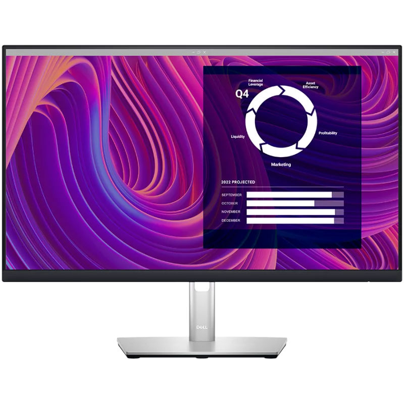 Dell Monitor LED Professional P2423D, 23.8", QHD 2560x1440, 16:9 60Hz, IPS AG, ComfortView Plus, Flicker Free, 300 cd/m2, 1000:1