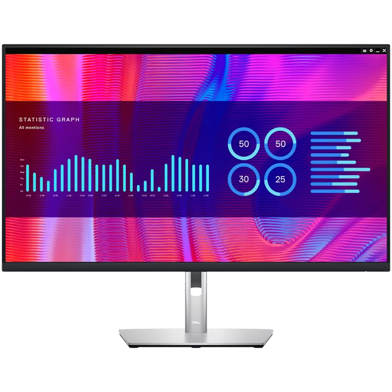 Dell Monitor LED Professional P3223DE, 31.5", QHD 2560x1440, 16:9 60Hz, IPS AG, ComfortView Plus, Flicker Free, 350 cd/m2, 1000: