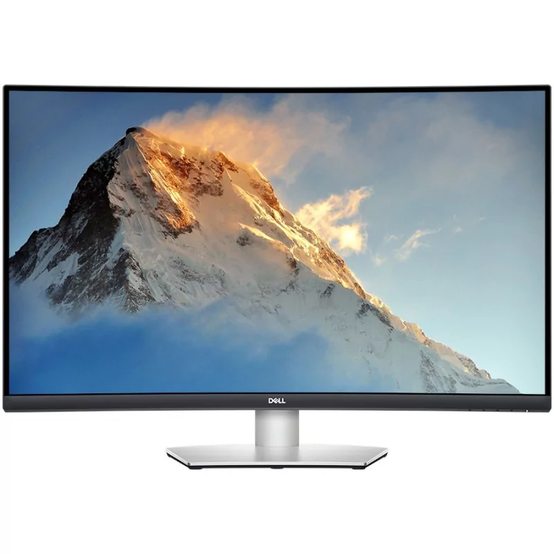 DELL Curved S3221QS, 31.5", 4K UHD 3840x2160 @ 60Hz, 16:9, VA Anti-Glare, 99% sRGB, 90% DCI-P3, 178°/178°, AMD Free Sync, Flicke