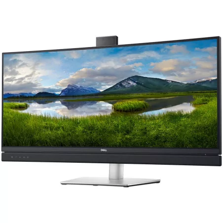 Monitor LED DELL Curved, Video Conferencing C3422WE, 34.14", WQHD 3440x1440, 21:9, IPS, 1000:1, 178/178, 5ms, 300cd/m2, DP, HDMI