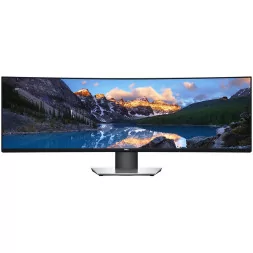 Dell UltraSharp U4919DW, 49" (32:9), IPS LED backlit, Anti-glare, 3H Hard Coating, 5120 x 1440, 1000:1, 350 cd/m2, 5 ms, Curve r