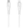 CANYON MFI-4 Type C Cable To MFI Lightning for Apple, PVC Mouling,Function: with full feature( data transmission and PD charging