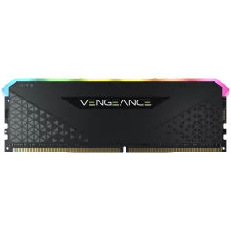 CORSAIR VENGEANCE RGB RS 8GB DDR4 3200MHz DIMM Unbuffered 16-20-20-38 Black PCB 1.35V XMP 2.0