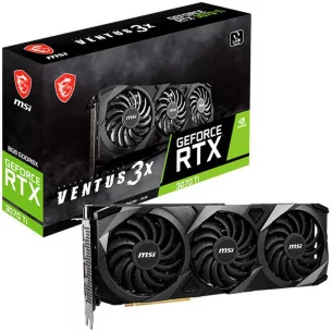 MSI Video Card Nvidia RTX 3070 Ti VENTUS 3X 8G OC (RTX3070 Ti, 8GB GDDR6X 256bit, TORX FAN3.0, 1xHDMI, 3xDP 1.4a, 2x8 pin, 290W)