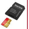 SanDisk Extreme microSDXC 256GB + SD Adapter + 1 year RescuePRO Deluxe up to 190MB/s & 130MB/s Read/Write speeds A2 C10 V30 UHS-