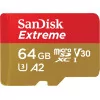 SanDisk Extreme microSDXC 64GB + SD Adapter + 1 year RescuePRO Deluxe up to 170MB/s & 80MB/s Read/Write speeds A2 C10 V30 UHS-I 