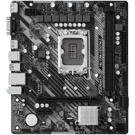 ASROCK Main Board Desktop H610M-HDV/M.2 (S1700, 2x DDR4, 1x PCIe 4.0 x16, 1x PCIe 3.0 x1, 4x SATA3 6.0Gb/s, 1x m.2 PCIe, 4x USB 