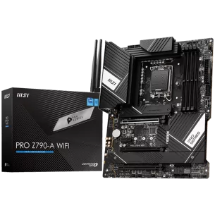 MSI PRO Z790-S WIFI , LGA 1700, INTEL Z790, 4xDDR5, Dual Channel DDR4 up to 7200+(OC)MHz, 3.0 x16 slot, 4x M.2 slots, 1x USB 3.2