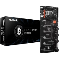 ASROCK Main Board Desktop H510 PRO BTC+ (s1200, H510, 1xDDR4, 6x PCI Ex3.0 x16, 1x Mining Port (M_Port1 at x1), 1xSATA, 1xM.2, 2