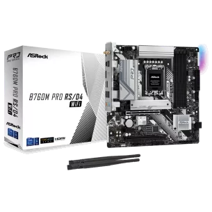 ASROCK MB B760 LGA1700 4 x DDR4 1 x HDMI 1 x DisplayPort 1 x M.2 4 x SATA3 ATX