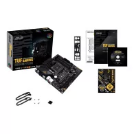 ASUS TUF GAMING B550M-PLUS mATX MB PCIe 4.0 dual M.2 10 DrMOS power stages 2.5Gb Ethernet HDMI DisplayPort SATA 6Gbps - 4