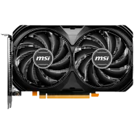 MSI Video Card Nvidia GeForce RTX 4060 VENTUS 2X BLACK 8G OC, 8GB GDDR6, 128bit, Boost: 2490 MHz, 3072 CUDA Cores, PCIe 4.0, 3x 