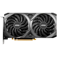 MSI Video Card Nvidia GeForce RTX 3060 VENTUS 2X 8G OC, 8GB GDDR6, 128-bit, 15 Gbps Effective Memory Clock, 1807 MHz Boost, 3584