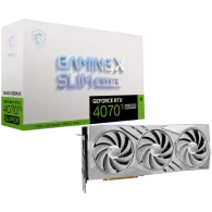 MSI Video Card Nvidia GeForce RTX 4070 Ti SUPER 16G GAMING SLIM WHITE, 16GB GDDR6X, 256-bit, 21 Gbps Effective Memory Clock, 267