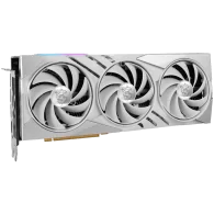 MSI Video Card Nvidia GeForce RTX 4070 Ti SUPER 16G GAMING SLIM WHITE, 16GB GDDR6X, 256-bit, 21 Gbps Effective Memory Clock, 267