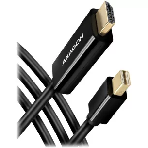AXAGON RVDM-HI14C2 Mini DP HDMI 1.4 cable 1.8m 4K/30Hz