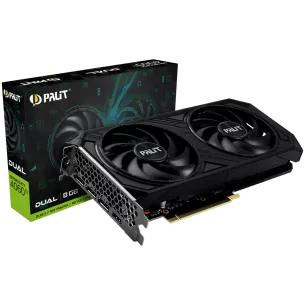 Palit RTX 4060Ti Dual 8GB GDDR6, 128 bits, 1x HDMI 2.1, 3x DP 1.4a, two fan, 1x 8-pin Power connector, recommended PSU 650W, NE6