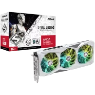ASROCK Video Card AMD Radeon RX 7600 XT Steel Legend 16G OC - 1